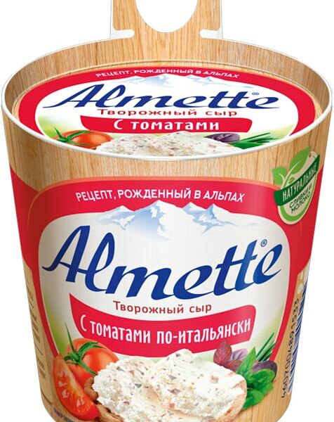 Сыр творожный Almette с томатами по-итальянски 57% 150г