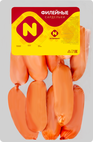 

Сардельки Останкино Филейные вареные весовые