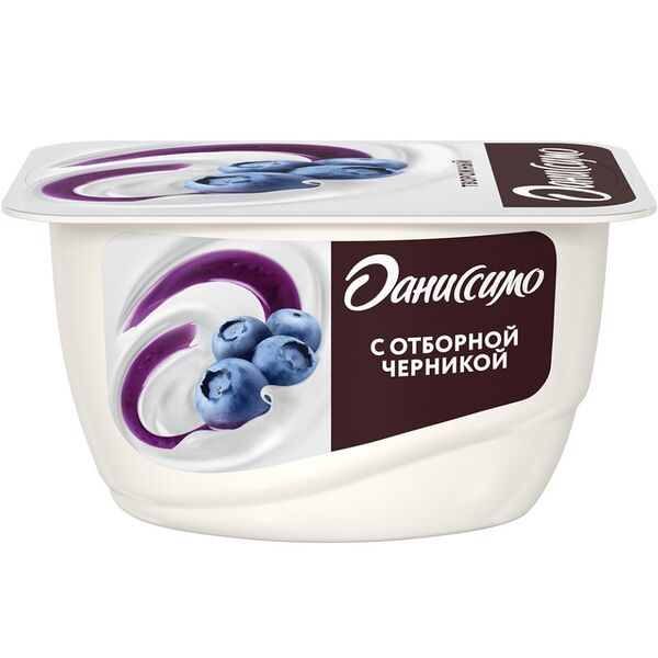 Творожный продукт Данон Даниссимо черника 5.5% 130г