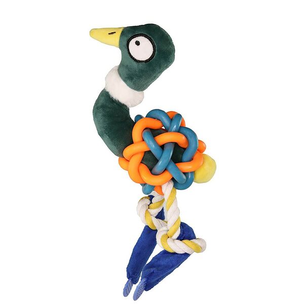 Игрушка для животного Утка, разноцветный размер: 16*38 