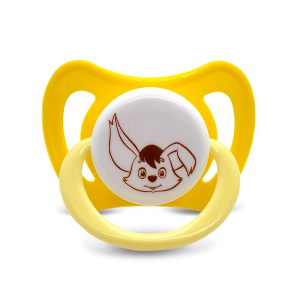 Соска-пустышка Мама Тама классическая латексная от 6 мес Тама-Тама цвет желтый