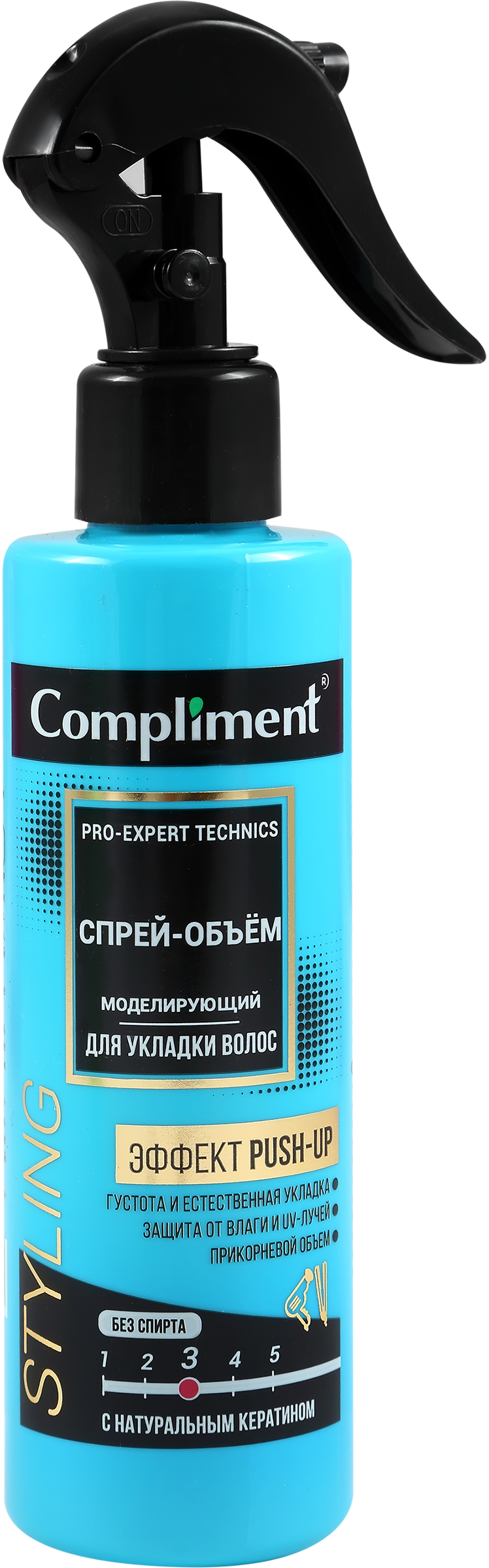 

Спрей-объём для укладки волос моделирующий Compliment Pro-Expert Technics 200 мл