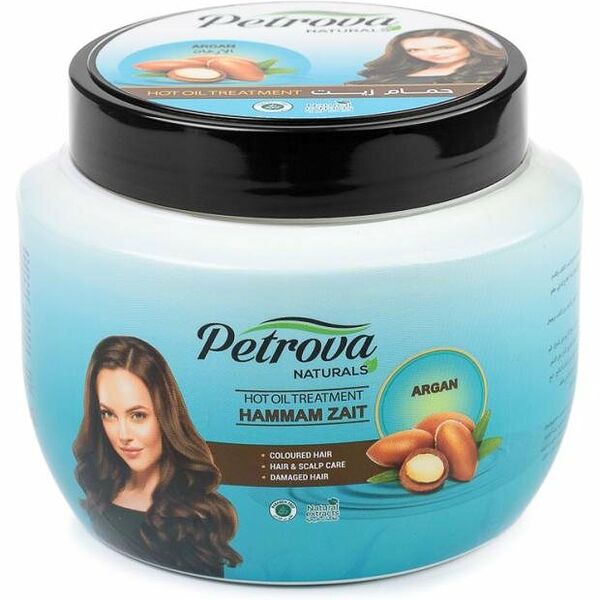 Маска-хамам для поврежденных волос и секущихся кончиков Petrova восстанавливающая с маслом Арганы