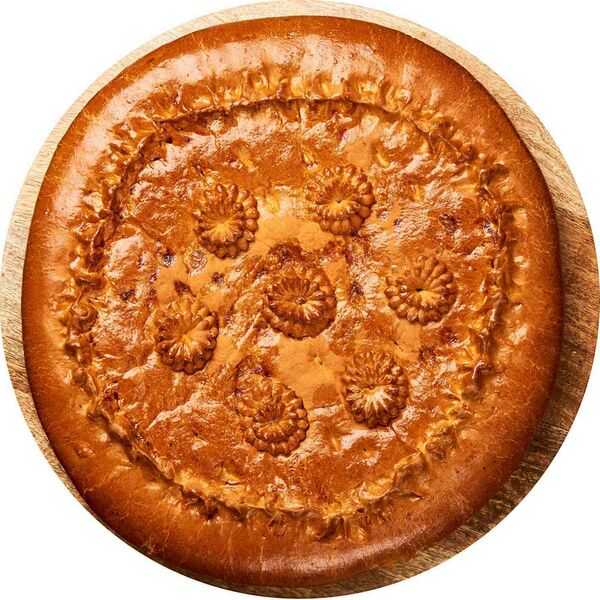 Пирог с мясом и рисом 30 см