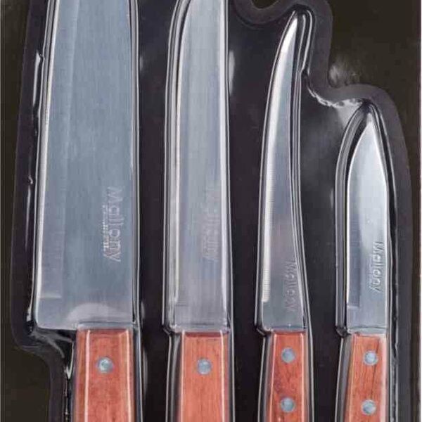 Набор ножей Albero с деревянной рукояткой ТМ Mallony (Маллони)