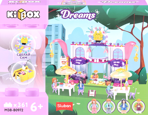 Конструктор KIBOX Ресторан, 361 деталь, Арт. M38-B0972