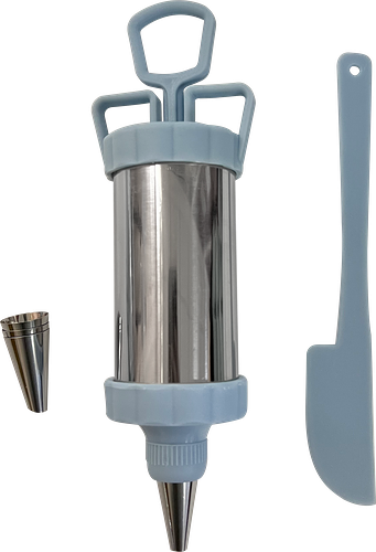 Шприц кондитерский для крема Homeclub 4 насадки, в ассортименте