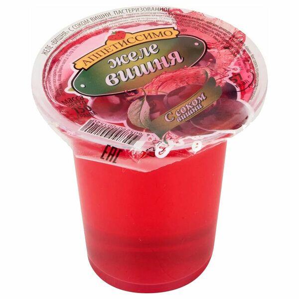 Желе Аппетиссимо со вкусом вишни