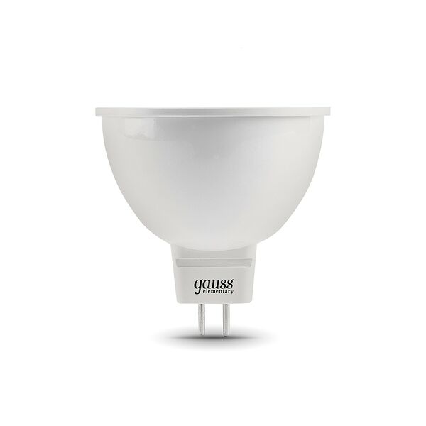 Лампа светодиодная Gauss Elementary, 5.5 Вт, GU5.3, 4100К, MR16