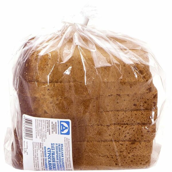 Хлеб Дзержинскхлеб Строгановский половинка