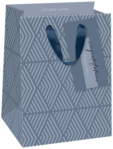 

Пакет подарочный Elegance премиум Белый крафт, 14х19х11 см, в ассортименте 1 шт.