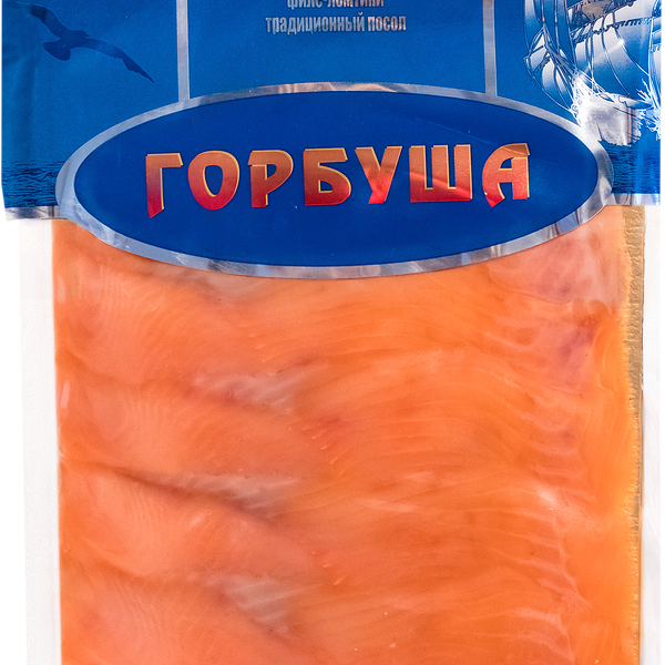 Горбуша слабосоленая РЫБНИК ломтики 100г