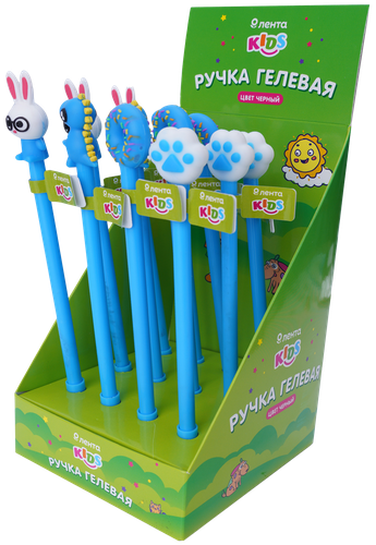 

Ручка гелевая Лента Kids черный, цвет и дизан в ассортименте