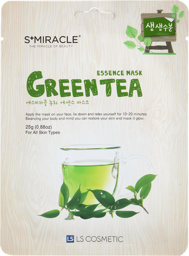

Маска для лица S+ Miracle с экстрактом зеленого чая 25 г