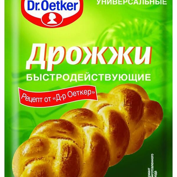 Дрожжи сухие Dr.Oetker хлебопекарные быстродействующие