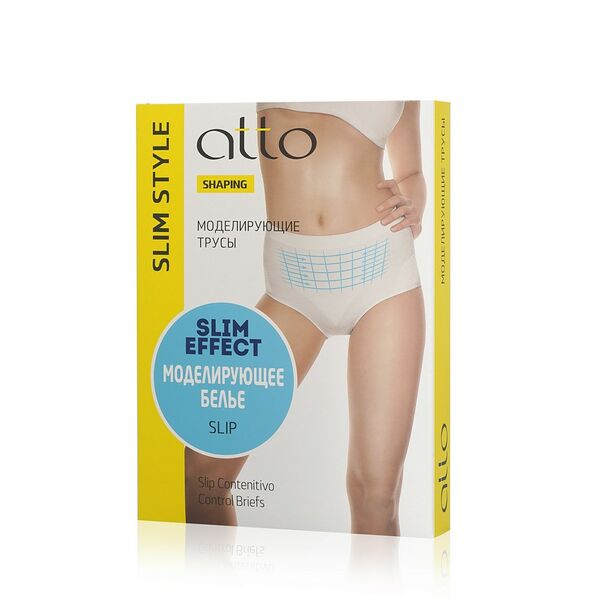Женские трусы - слипы Atto Shaping утягивающие Nero S/M