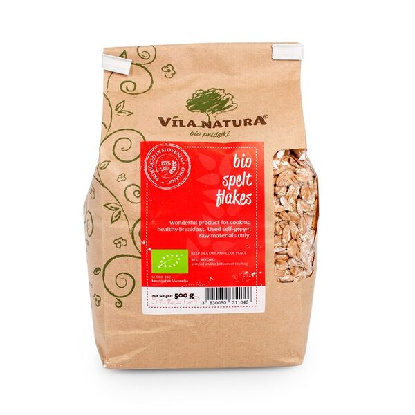 Хлопья спельты (полбы) БИО, Vila Natura