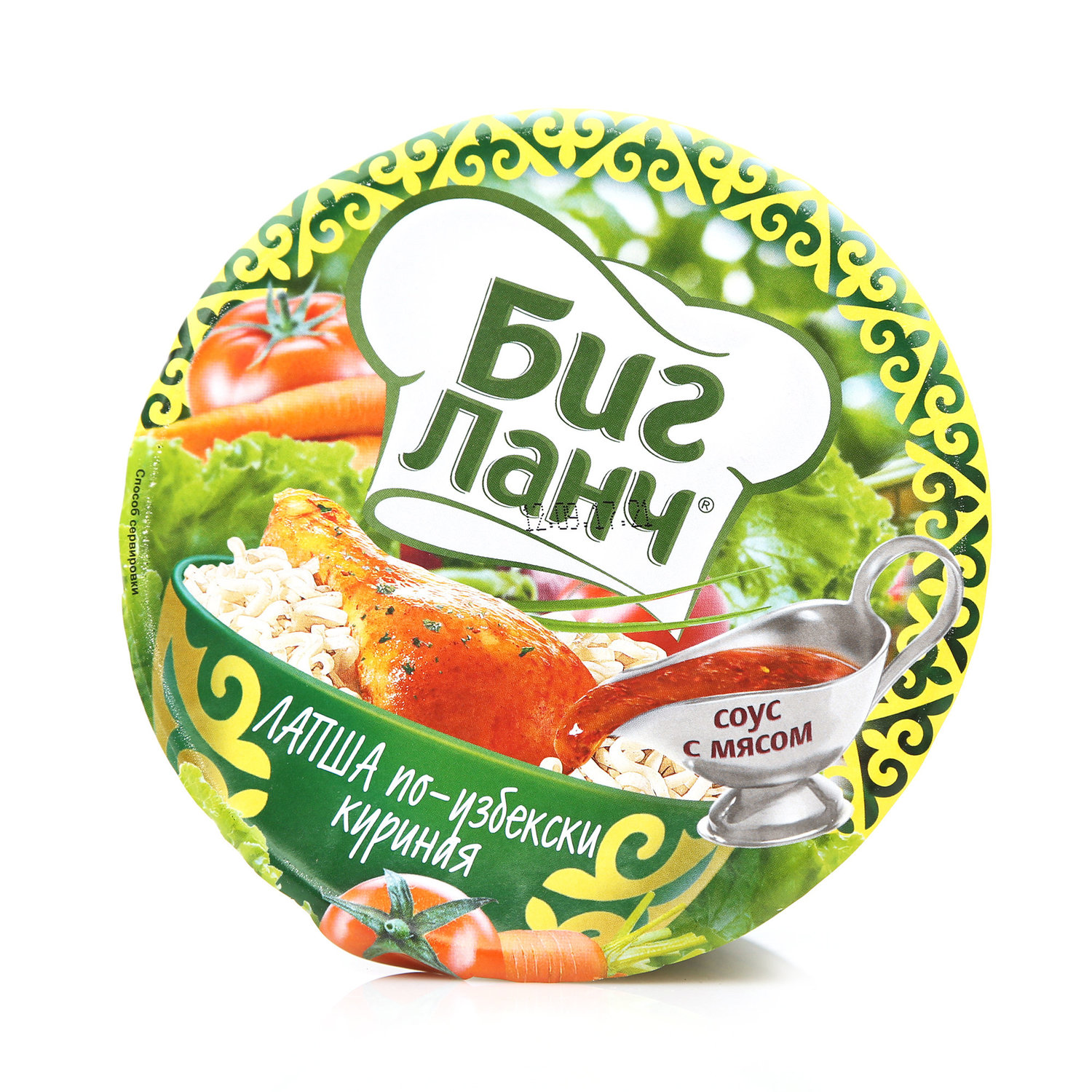 

Лапша Биг Ланч по-узбекски куриная 90 г