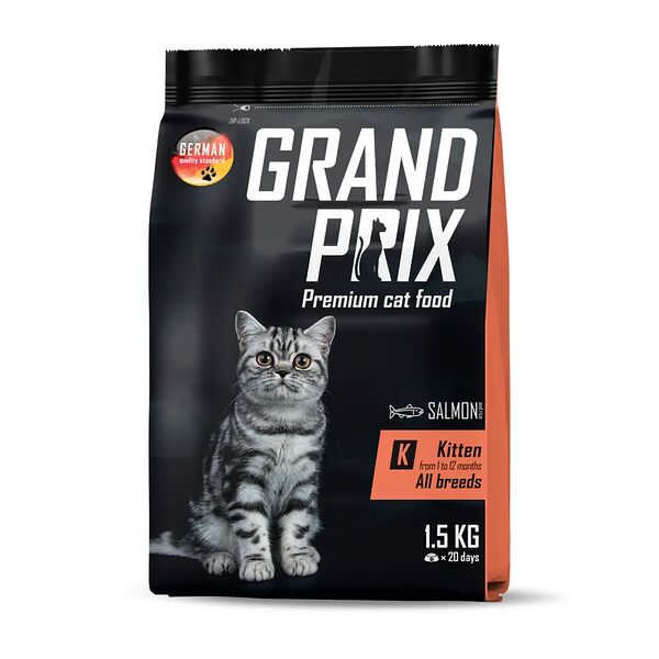Корм Grand Prix сухой для котят с лососем