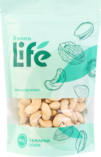 Кешью ЛЕНТА LIFE натуральный, 200г