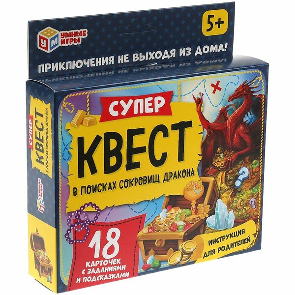 Игра настольная Умные Игры Супер Квест для детей