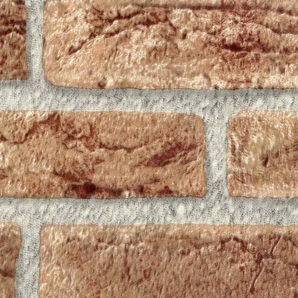 Самоклеящаяся плёнка Deluxe, рулон, 0,45х8 м, рисунок кирпич