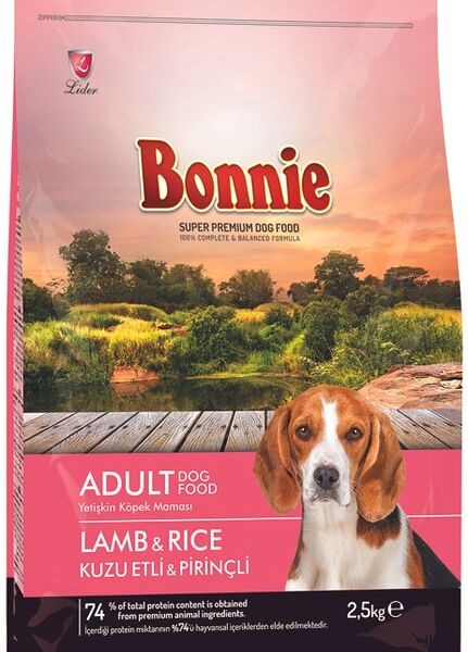 Сухой корм для собак Bonnie Adult Dog Food Ягненок и рис 2.5кг
