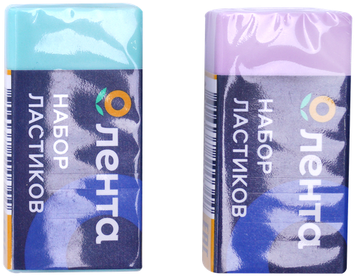 

Набор ластиков ЛЕНТА KIDS, 2шт