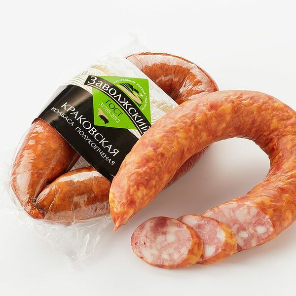 Колбаса полукопчёная Заволжский Краковская