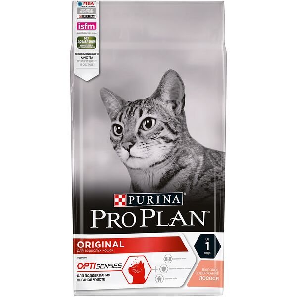Pro Plan Original Adult корм для взрослых кошек Лосось