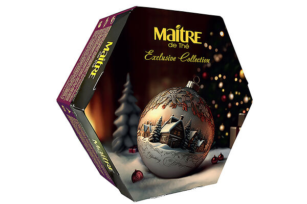 Чай ассорти Maitre de The Exclusive Collection Новогодний Шар пакетированный 60х2 г