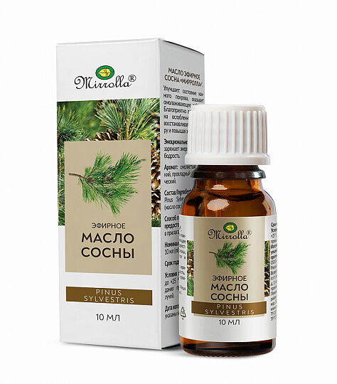 Масло эфирное Mirrolla сосна 10 мл