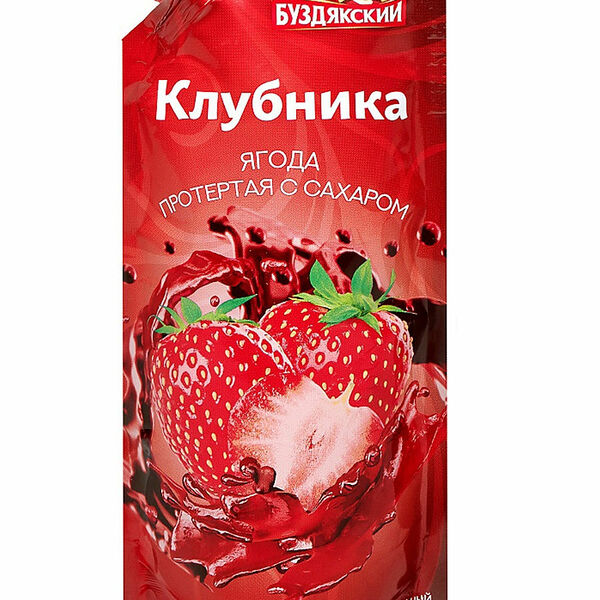 Клубника Буздякский протертая с сахаром
