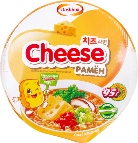 

Лапша Доширак Cheese рамен с сыром 95 г