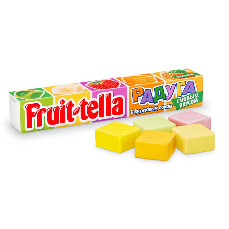 

Жевательные конфеты Fruittella Радуга, 41 г