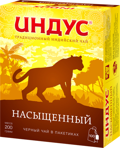 

Чай черный ИНДУС Насыщенный, 100пак