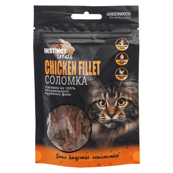 GREENWOOD INSTINCT TREATS Лакомство для кошек 