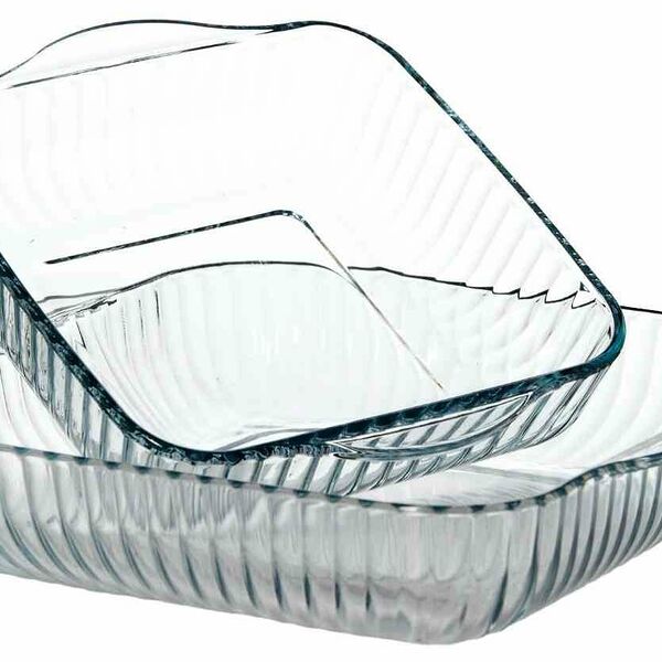 Посуда для запекания лоток Pasabahce Borcam два лотка в наборе, 2 шт.