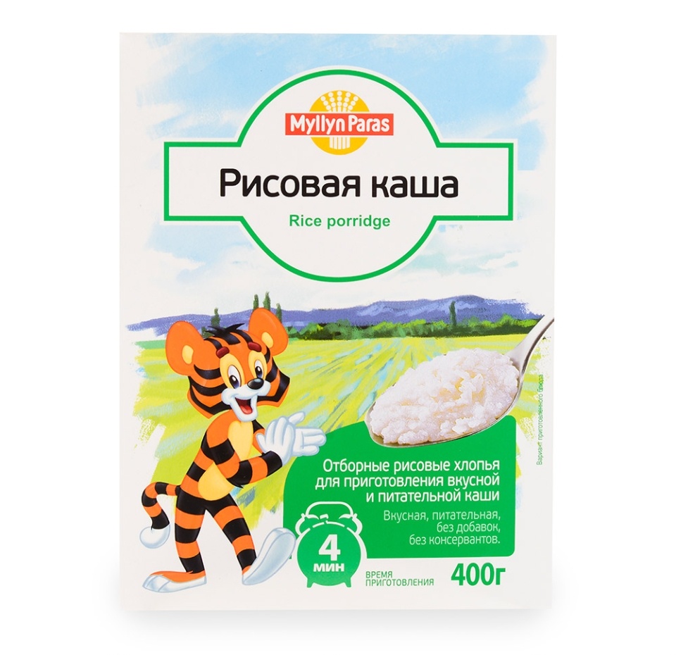 

Каша рисовая из отборных хлопьев Myllyn Paras 400 г