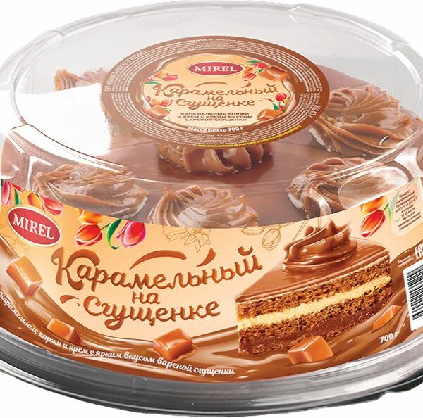 Торт Mirel Карамельный на сгущёнке