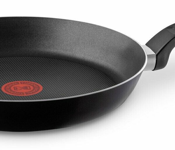 Сковорода Tefal Easy Plus, 28 см, с индикатором температуры, с антипригарным покрытием, для газовых, электрических плит