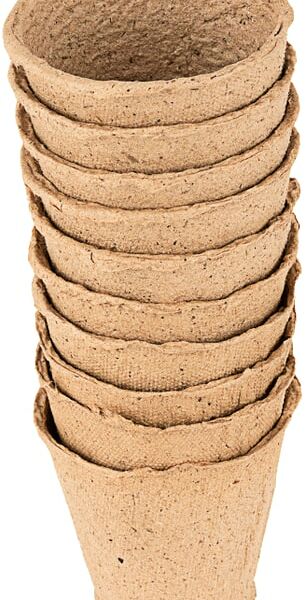 Горшочек для рассады ГазонCity торфяной 8*8см 10шт