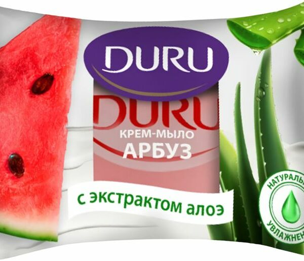 Крем-мыло Duru Арбуз с экстрактом алоэ 80г