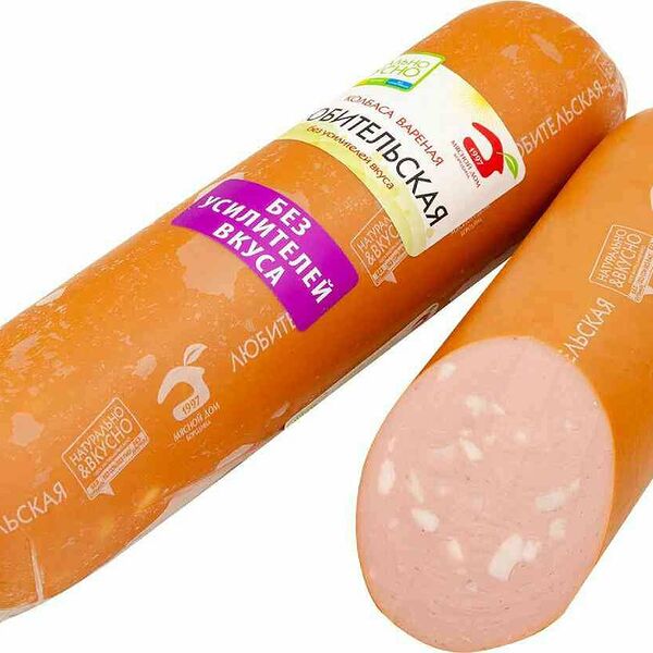 Колбаса варёная Любительская Мясной Дом Бородина, кусок