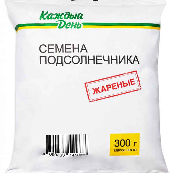 Семена подсолнечника Каждый День жареные 300 г