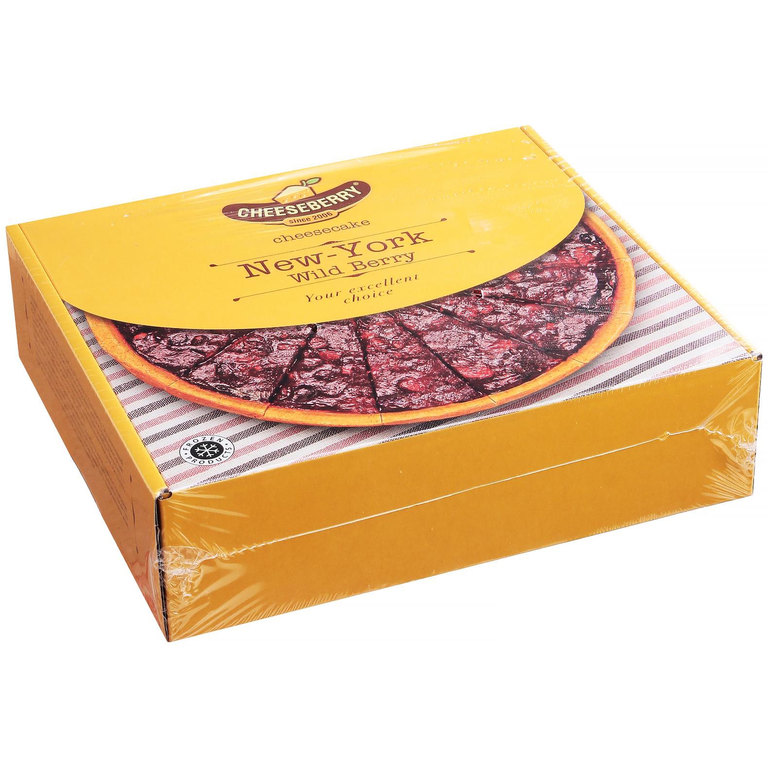 

Чизкейк Cheeseberry New-York с лесными ягодами замороженный 1.1 кг