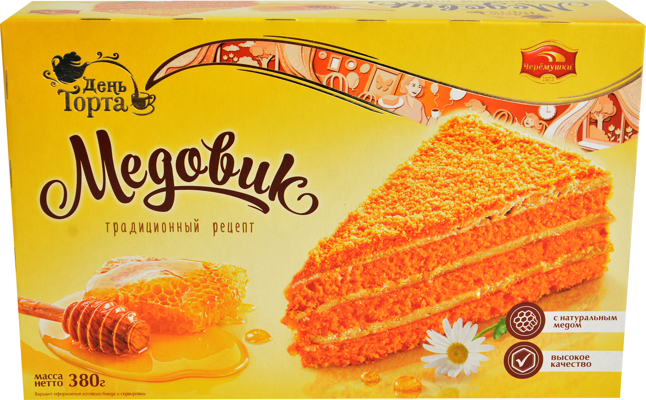 

Торт Черемушки Медовик со сгущенкой