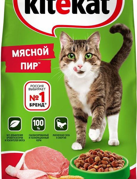 Сухой корм для кошек Kitekat Мясо