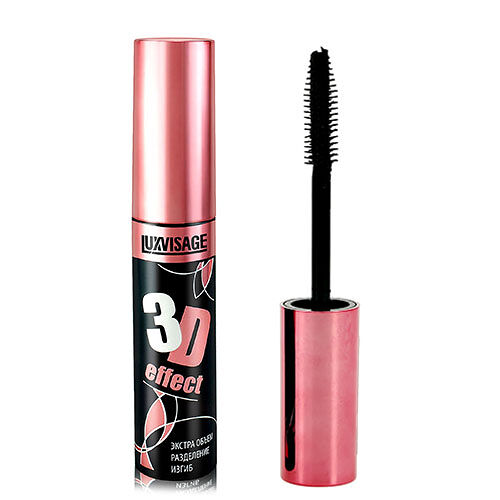 LUXVISAGE Тушь для ресниц LUXVISAGE 3D effect Экстра объем-Разделение-Изгиб черная, 4811329015998