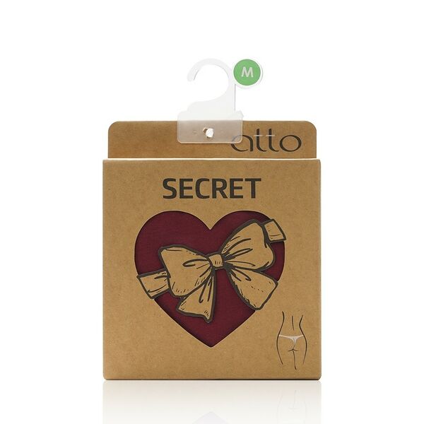 Женские трусы-стринги Atto Secret, винные, M